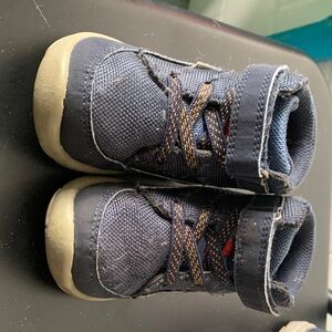 OshKosh B'gosh Navy and White Kids Sneakers